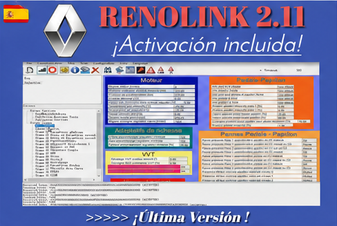 Descargar Renolink 2.11 Renault & Dacia – Diagnóstico, Codificación ECU, Airbag, IMMO
